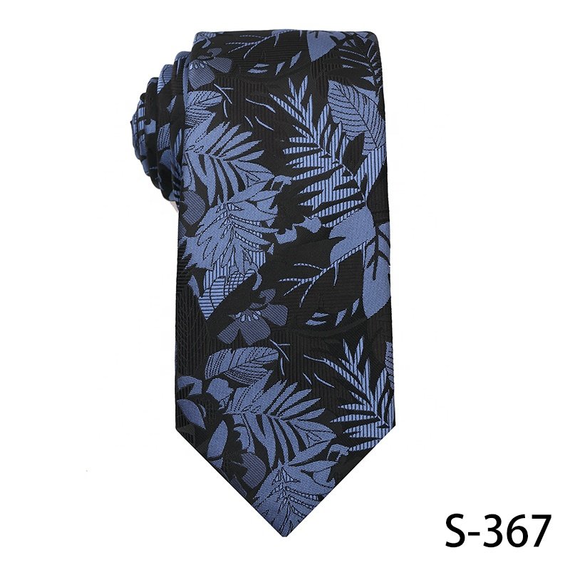 OEM Plaid Brand Necktie Dark Blue Young People's Necktie 100% Polyester Classic Stripe Design Neckties For Men