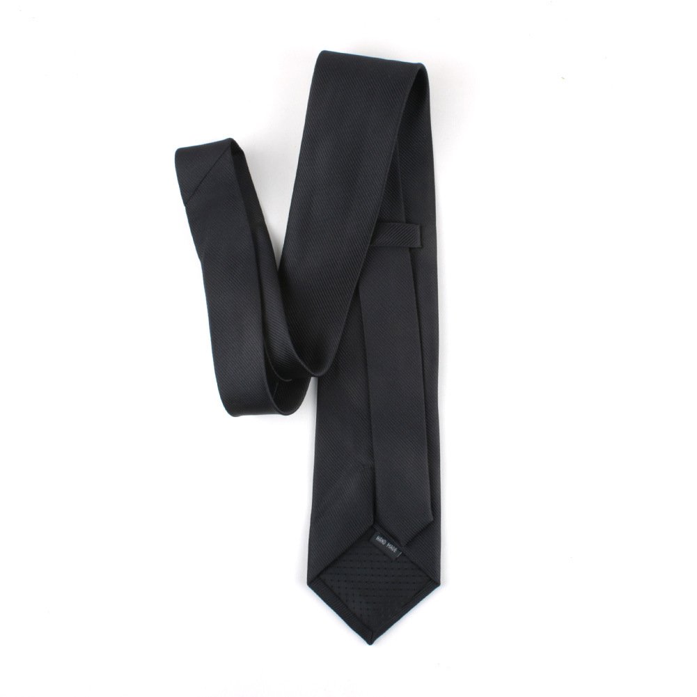 Hot selling pure color Men's tie, polyester tie 8cm solid color fine thread jacquard tie spot a wholesale