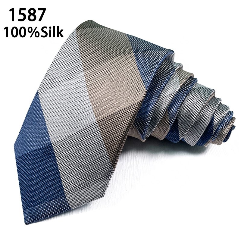 Wholesale high quality pink corbatas para hombres de seda 100 silk neckties cheap corbatas col con rallas amarilla mens silk tie