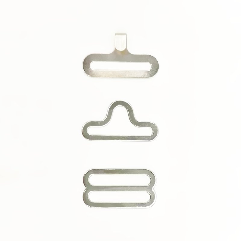 Factory Wholesale Underwear Adjustment Buckle Metal Belt Buckles Pet Collar Accessories Tri-Glide Slide Buckle For Bag Strap