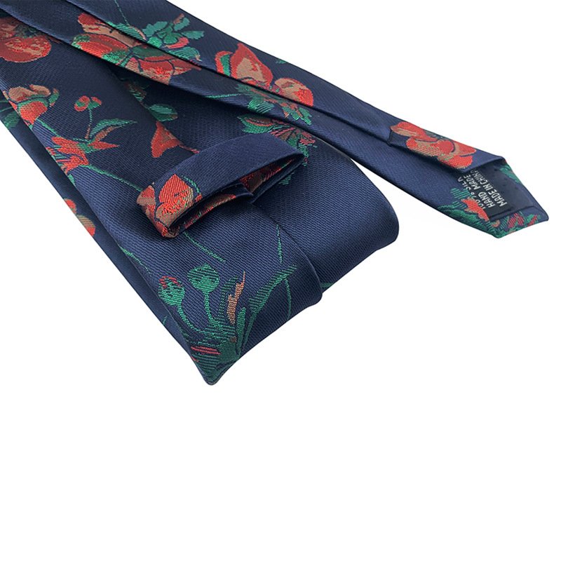 Polyester Tie Fashion Men's Necktie 8cm Navy Blue Green Black Ties Gravatas For Men Floral Slim Neckties Wedding Shirts Cravat