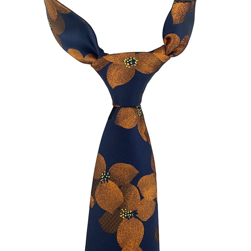 Polyester Tie Fashion Men's Necktie 8cm Navy Blue Green Black Ties Gravatas For Men Floral Slim Neckties Wedding Shirts Cravat