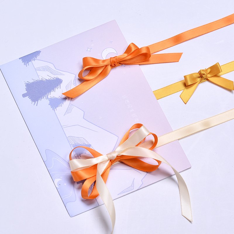 Ribest 9mm 100Y/R Yellow Double Face Satin Ribbon For Birthday Gift Boxes Packaging Wedding Decoration Wholesale