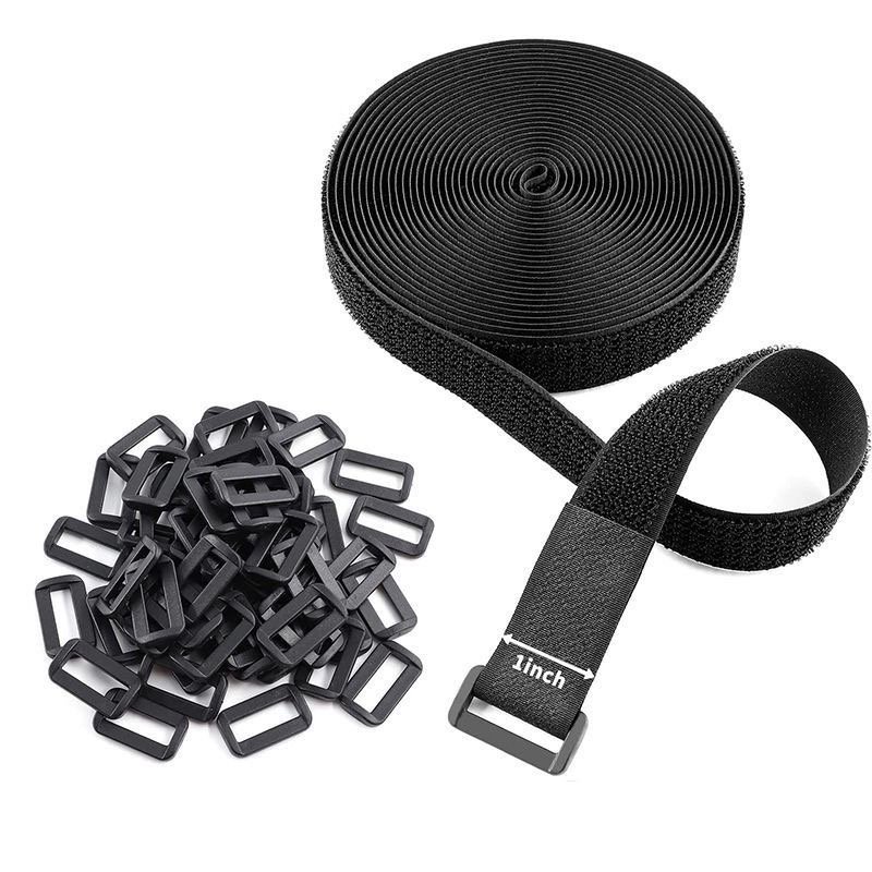 Adjustable Reusable Cable Straps Hook and Loop Cable Ties Home Office Cable Management Use Custom Velcroes strap