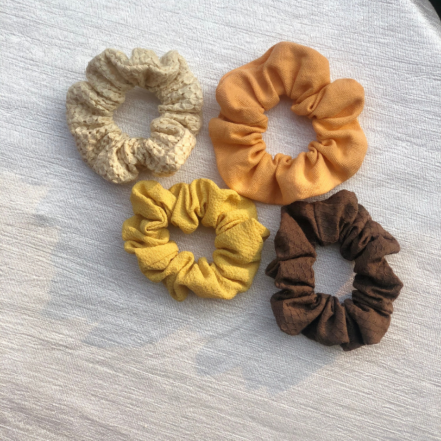 Latest Trendy Silk Hair Scrunchie Packs Hair comfortable Fashion Bohemian Style for Girls and Women for wholesale