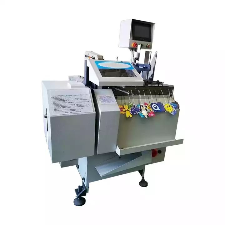 Automatic Card Threader Tie Pendant Label Hang Tag Punching Stringing Threader Threading Machine