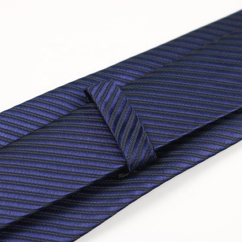 Factory sale 20 colors plain polyester silver wear necktie various neckties china 8cm solid color pinstripes tie for man