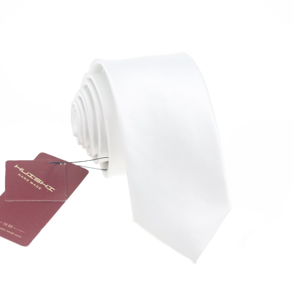 8cm 6cm Skinny Narrow Other Ties White Imported Neckties For Men Wedding