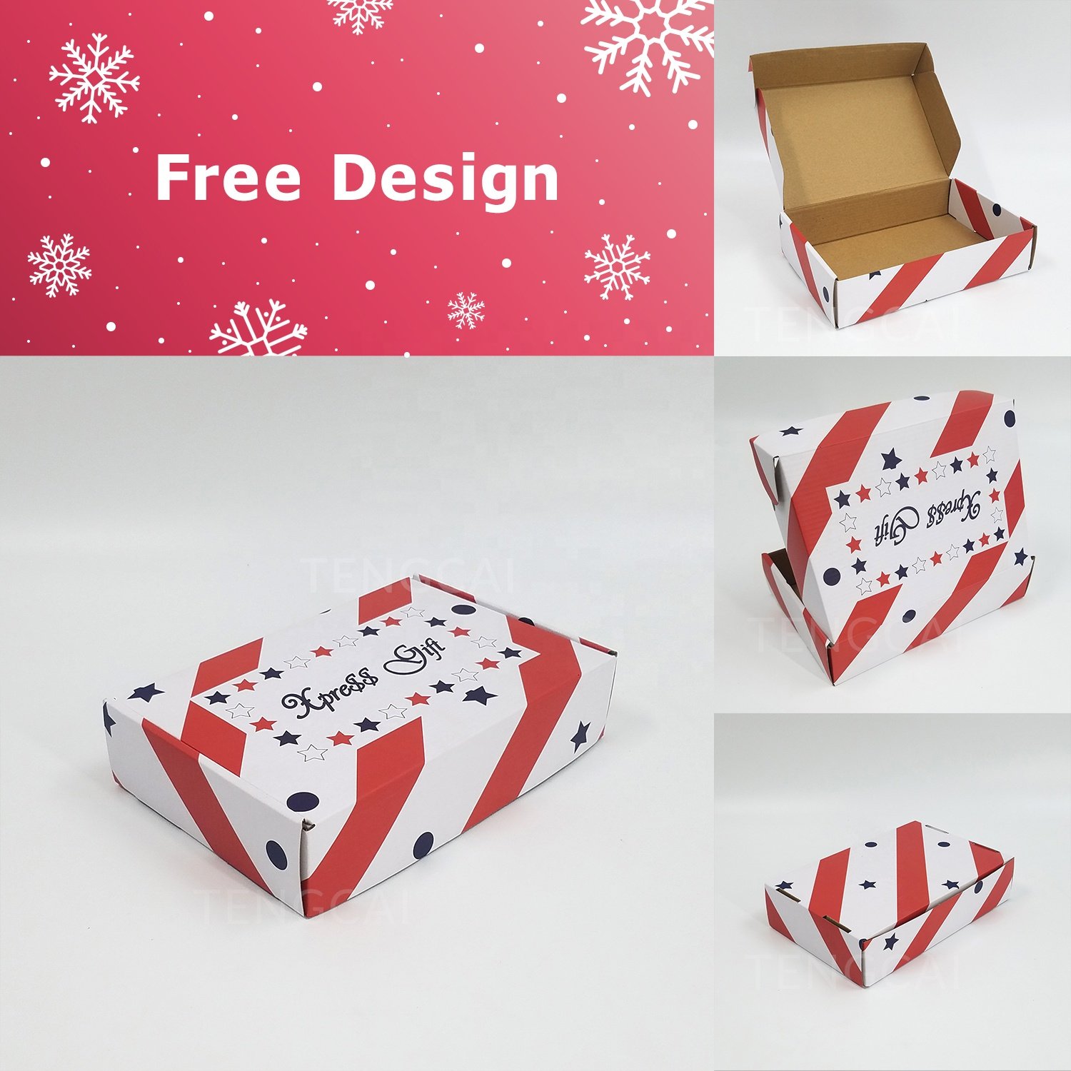 TENGCAI Custom Logo Design Mailer Storage Sunglass Packaging Box Container Eyewear Protective Sunglasses Case