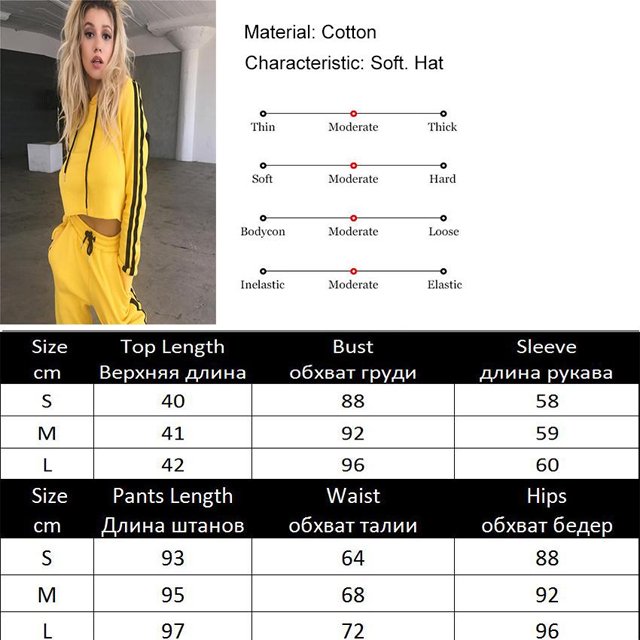 Wholesale custom Women's Oversized Cropped Hoodie and Joggers set Loungewear clothes women Set