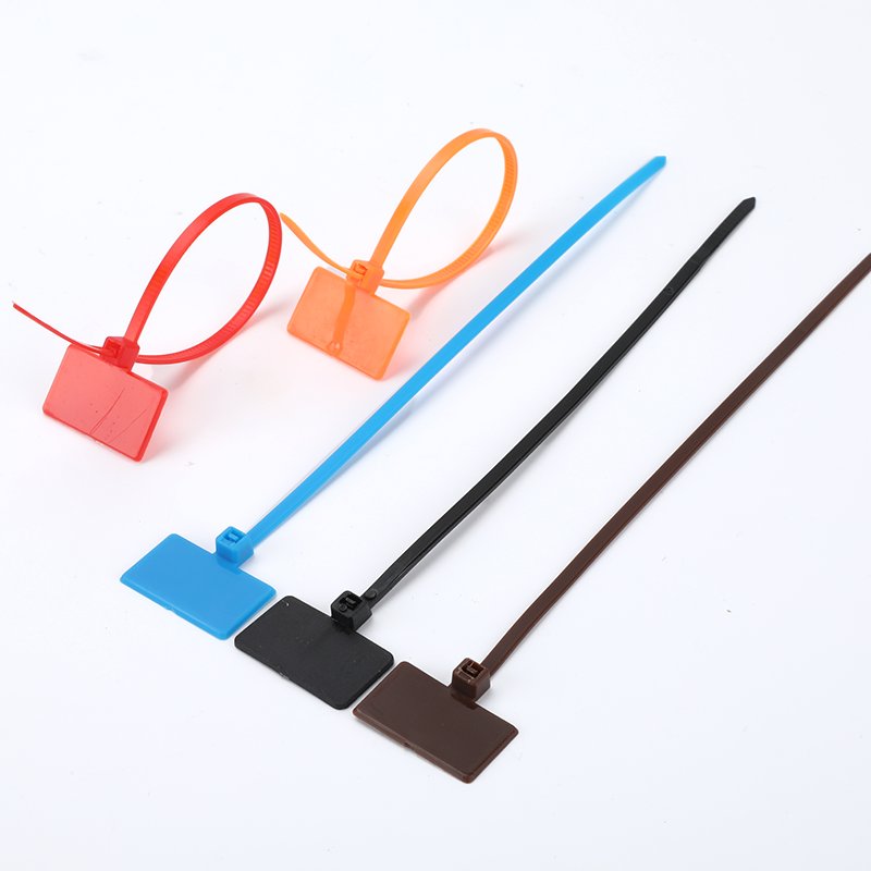 Markers Cable Tag Self-locking Easy Mark Labels Zip ties Plastic Cable ties Tag Labels Nylon Marker Cable ties