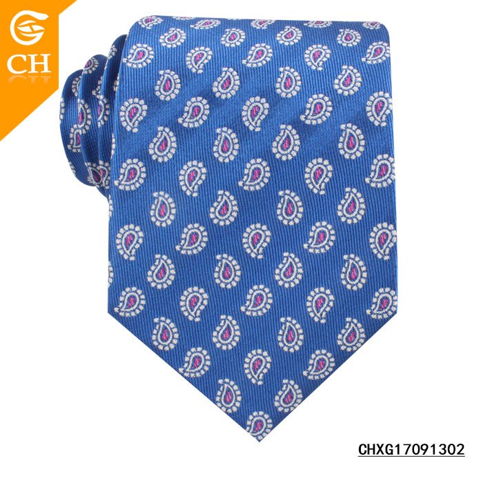 Customised Ties Men Silk Elegant Floral Necktie Jacquard Hand Made Italian Silk Ready Ties