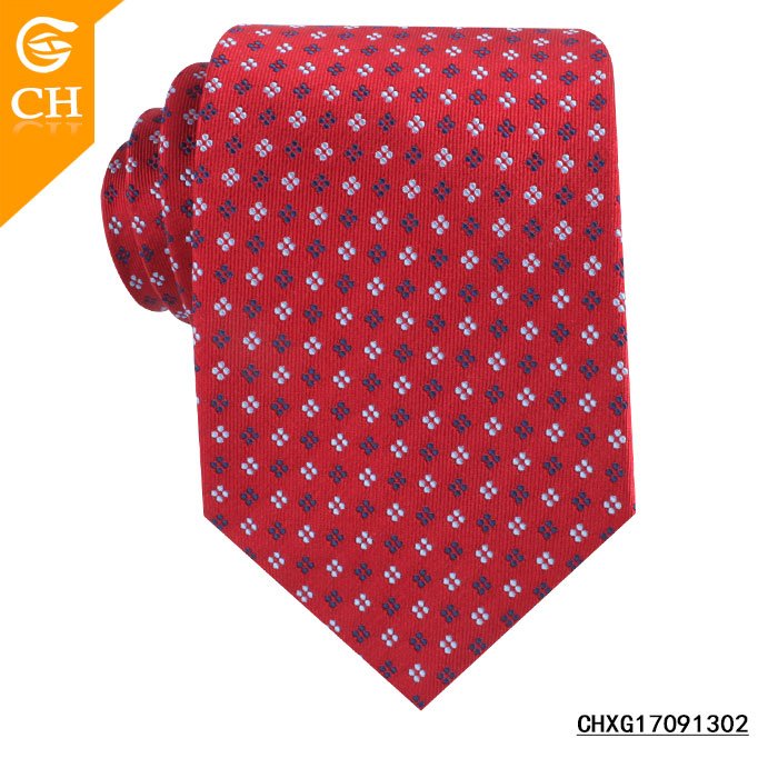 Customised Ties Men Silk Elegant Floral Necktie Jacquard Hand Made Italian Silk Ready Ties