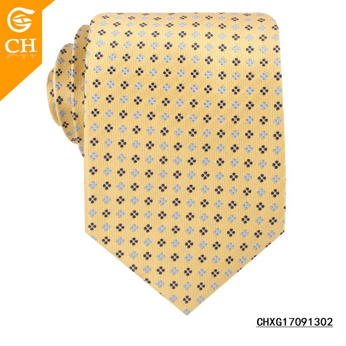 Customised Ties Men Silk Elegant Floral Necktie Jacquard Hand Made Italian Silk Ready Ties