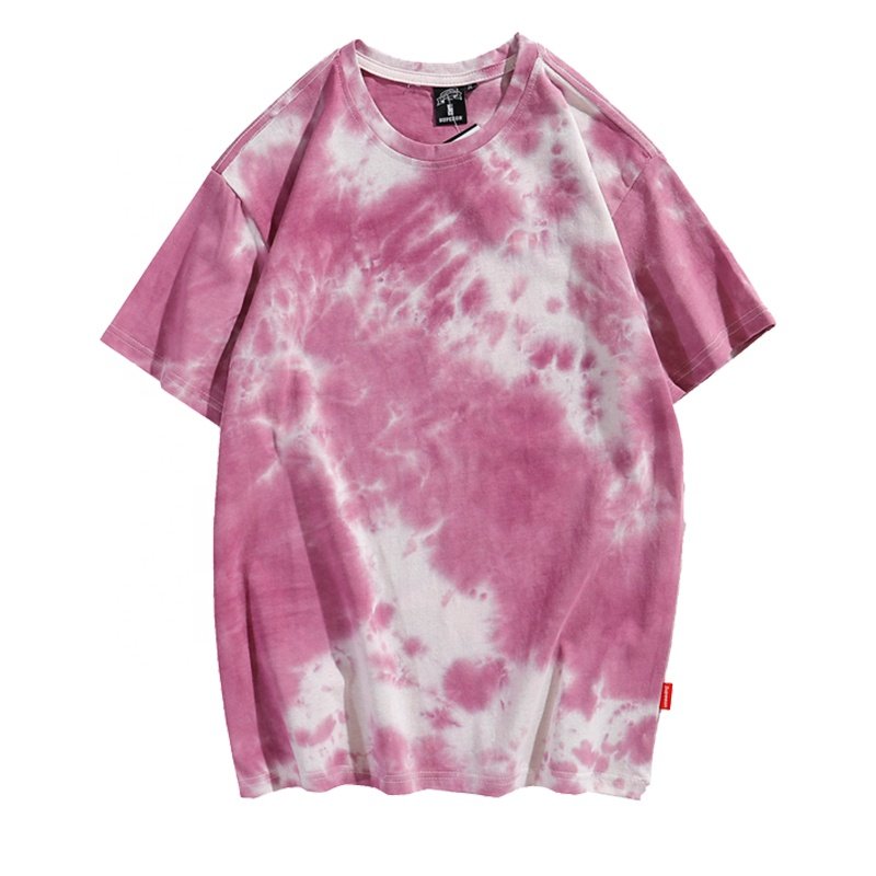 High Quality Oversized TShirt Tie Dye Multi-Colored Tie Dye T-Shirt Cotton Summer T Shirt Dye Tie