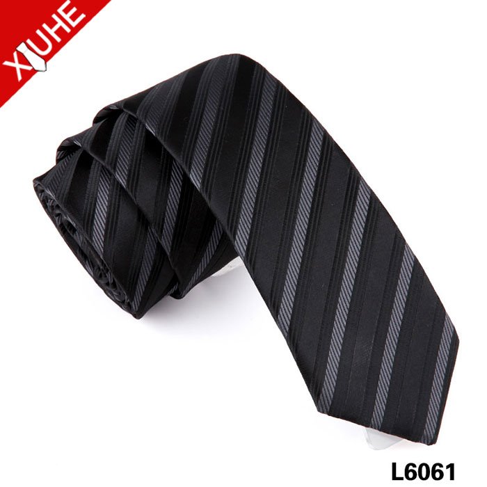 ODM OEM High Quality Fashion 100% Silk Woven Wholesale Neck tie Italian Mens Silk Neckties Black Mens Tie