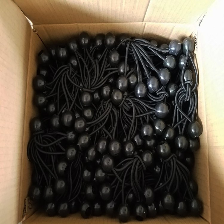 Camping Tent Tarp Tie Down Elastic Ball Bungee Bugee Cord Heavy Duty Tent Plastic Ball Head Elastic Bungee Rope Cord