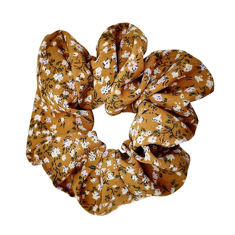 New temperament Forest style sweet and versatile girl floral large intestine headband gentle headband hair accessories