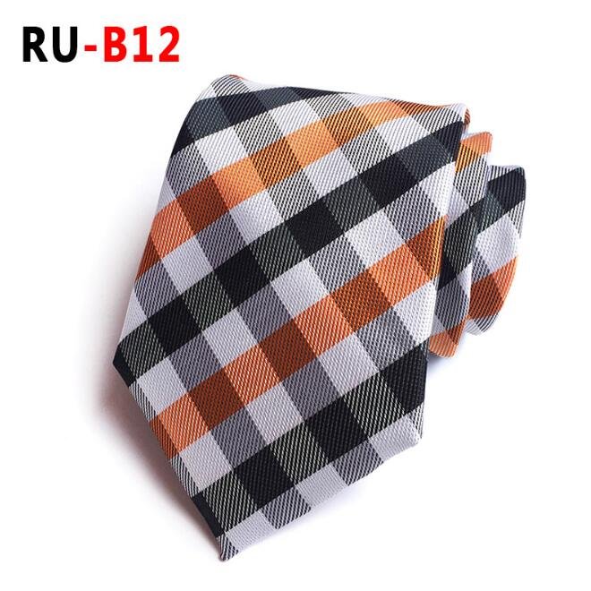 Striped Woven Classic Business Tie Necktie Korea Style Ties for men