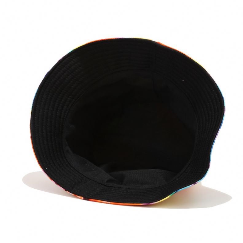 Custom Fashion Tie Dye Bucket Hat Outdoor Fisherman Hat Double-sided Wearing Designed Bucket Hat Cap