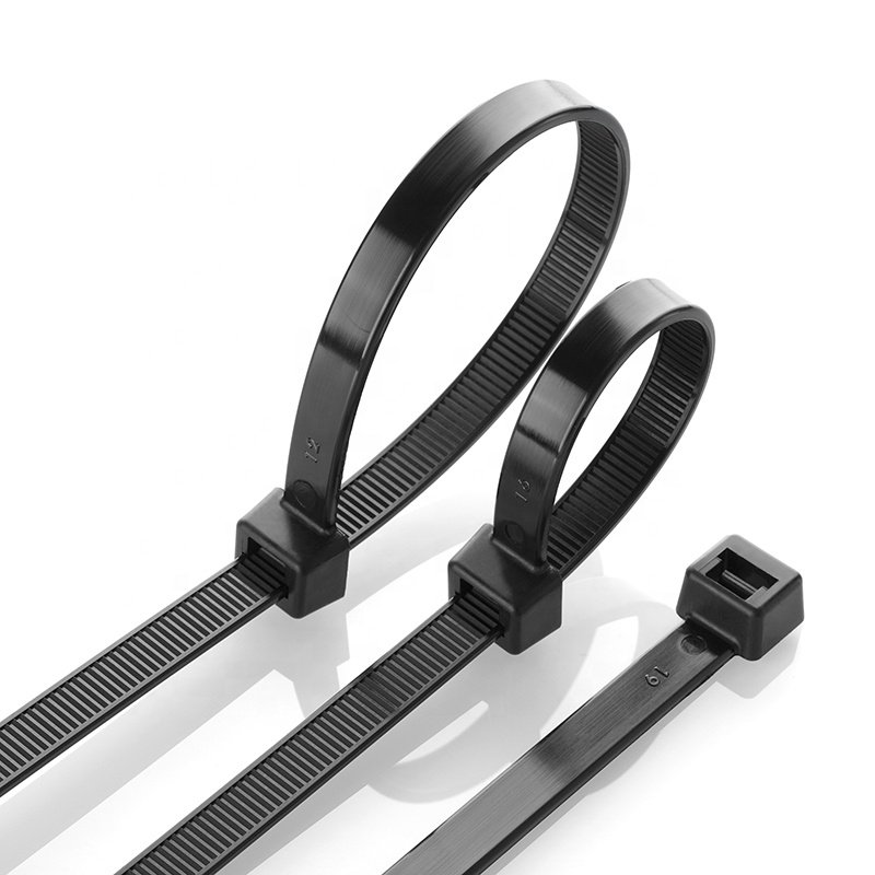 Wholesale Factory Free Sample 100 Pcs Pack Strong Self-Locking Nylon 66 Zip tie Cable Tie White Plastic Cable ties
