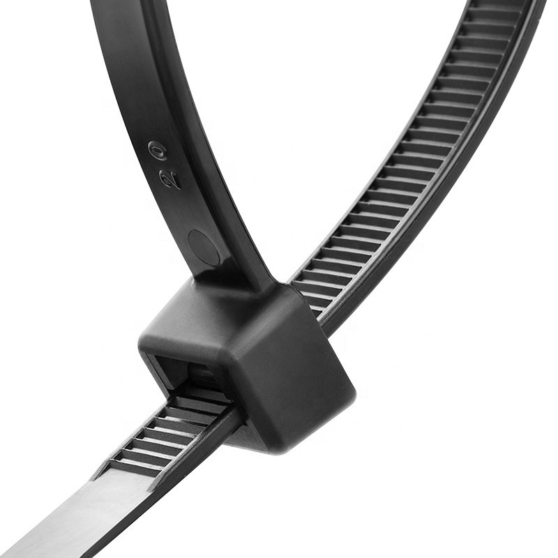 Wholesale Factory Free Sample 100 Pcs Pack Strong Self-Locking Nylon 66 Zip tie Cable Tie White Plastic Cable ties