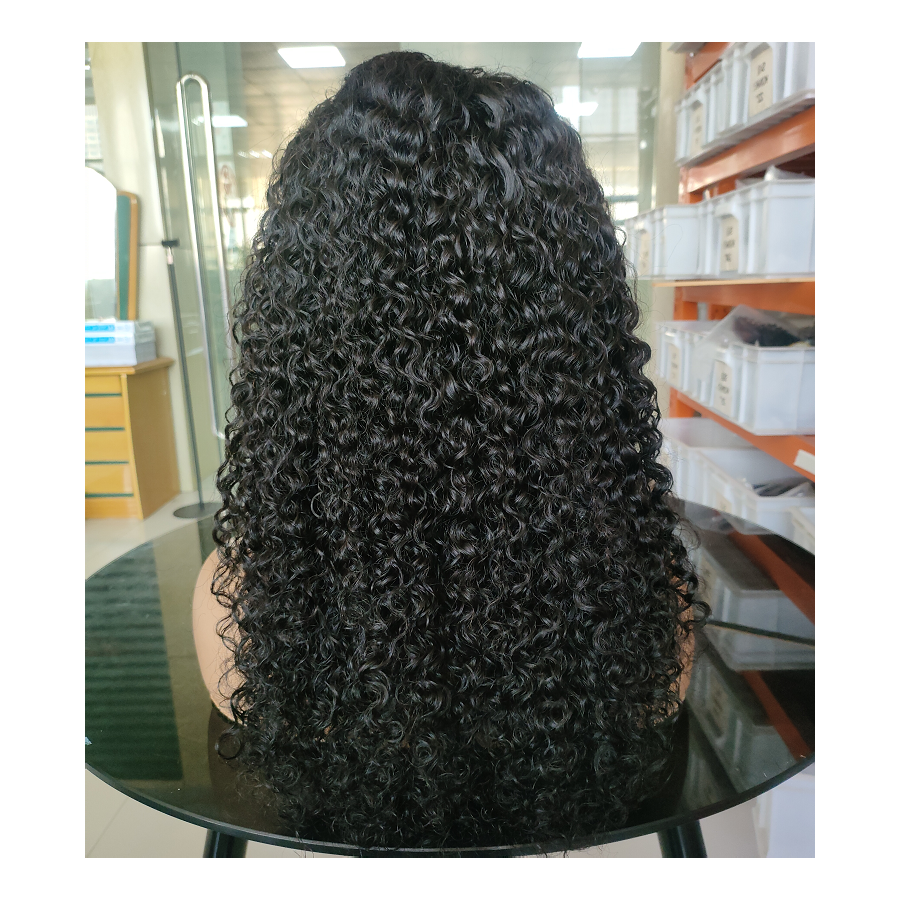 Wholesale Braided wigs human hair lace front wig for black women virgin Brazilian cuticle aligned wavy curly wigs human hair