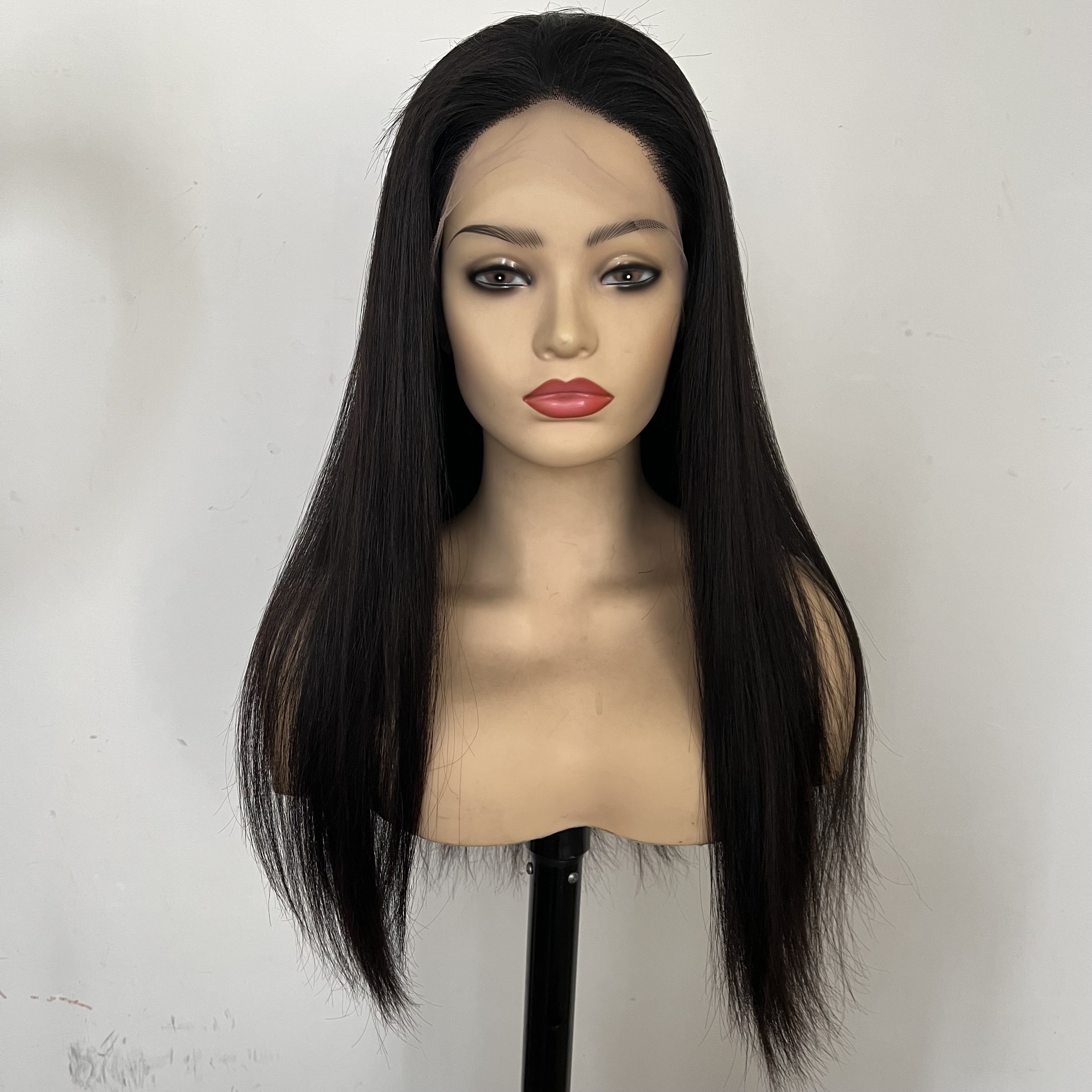 Top Quality Custom Wig Factory Supplier Unprocessed Raw Virgin European Hair Hand Silk Top Full Lace Jewish Wigs