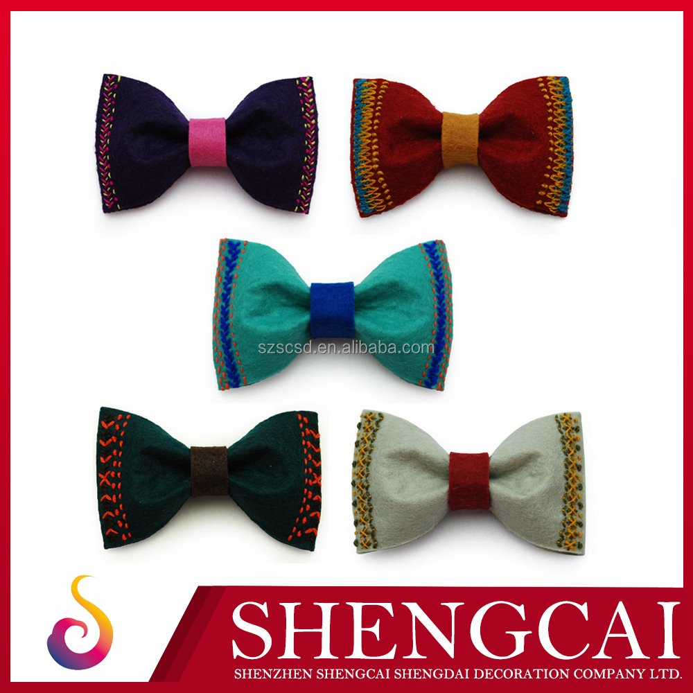 Wholesale Fashionable Silk Bow Tie Printed Dot Striped Pattern Embroidered Neck Tie for Suits Available in Plain Striped Styles