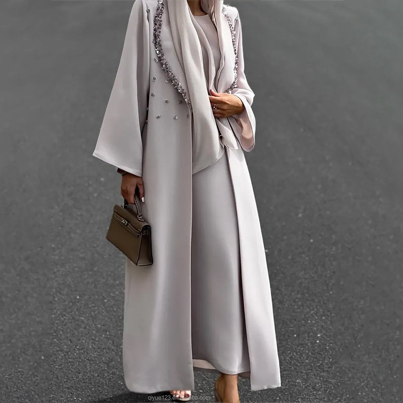 New Design abaya women muslim dress open black muslim dress open abaya for muslim women latest burqa design open abaya