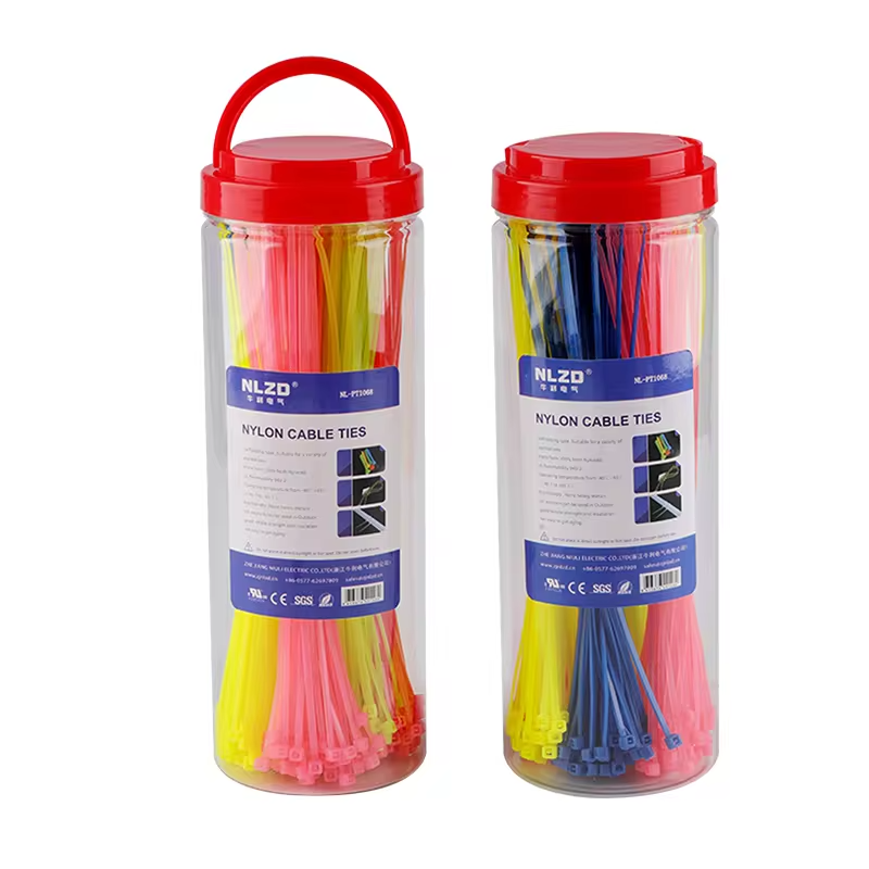 2.5*100mm 4*300mm plastic PA66 6" inc strap cable zip ties multi color self-locking flexible nylon cable tie