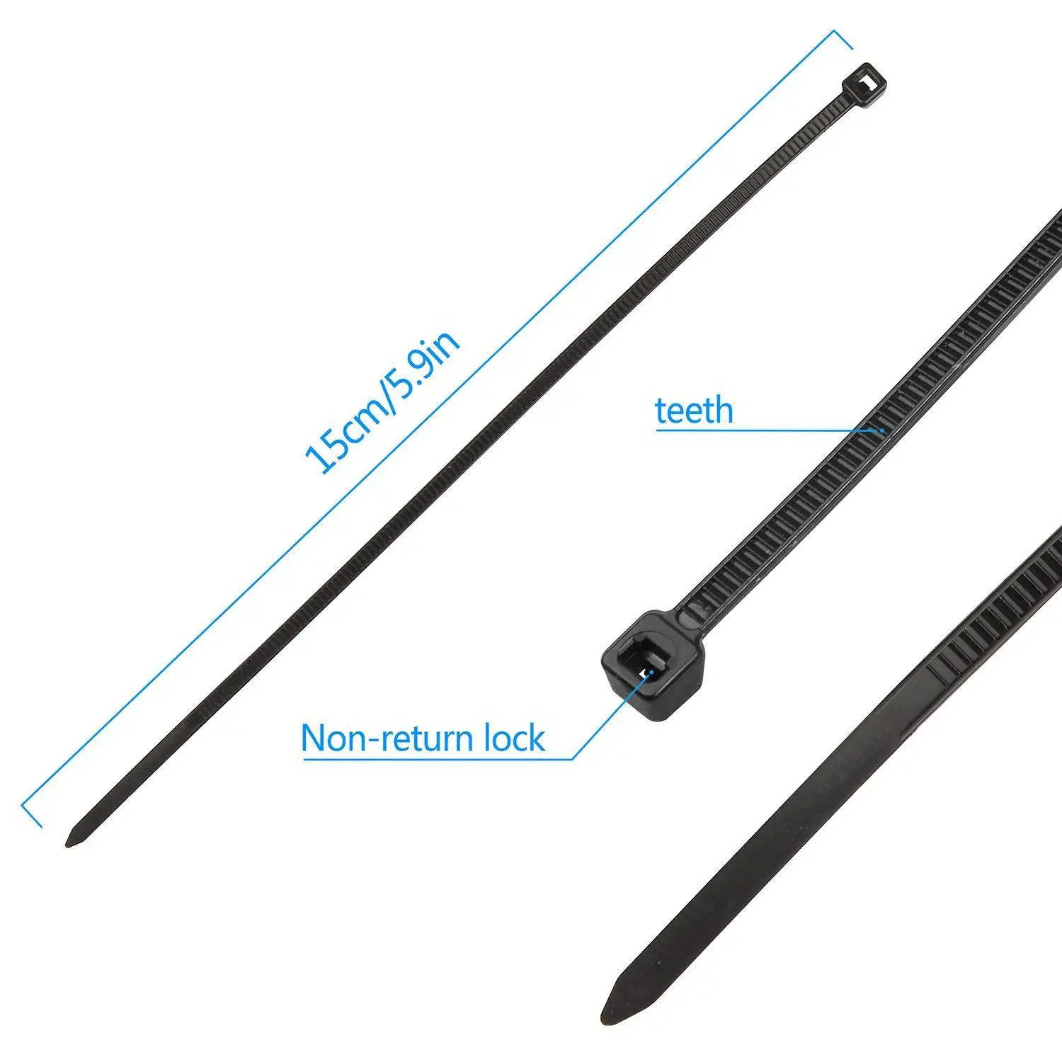 Manufacturer Sophisticated Technology Multi Color Self-locking Nylon66 Cable Ties Plastic Cable Ties Zip Ties