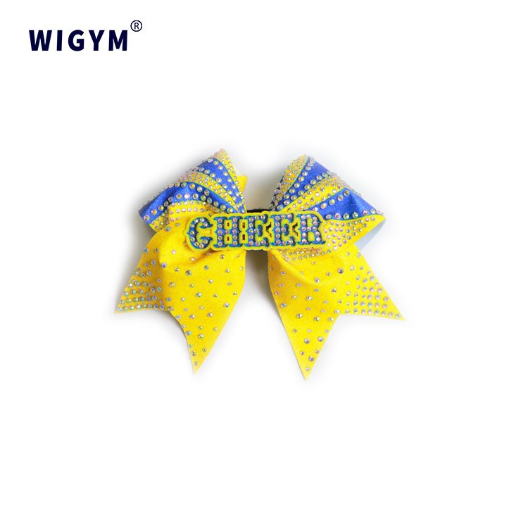 Wholesale customization of brand new cheerleading girl headwear, flowers, cheerleading bow, and refueling bow