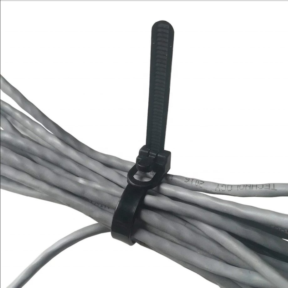 4.8*200MM soft cable nylon tie adjustable nylon cable tie