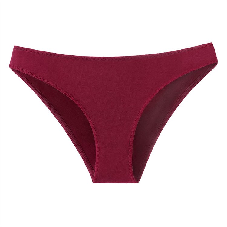 Cotton underwear for women low waist large size half hip comfortable skin friendly breathable girls' triangle pants