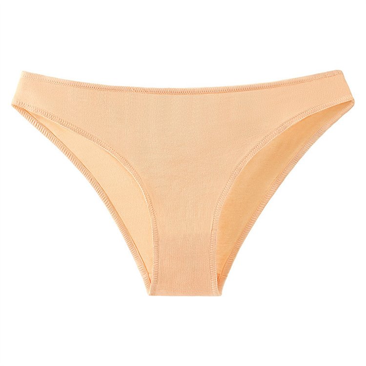 Cotton underwear for women low waist large size half hip comfortable skin friendly breathable girls' triangle pants