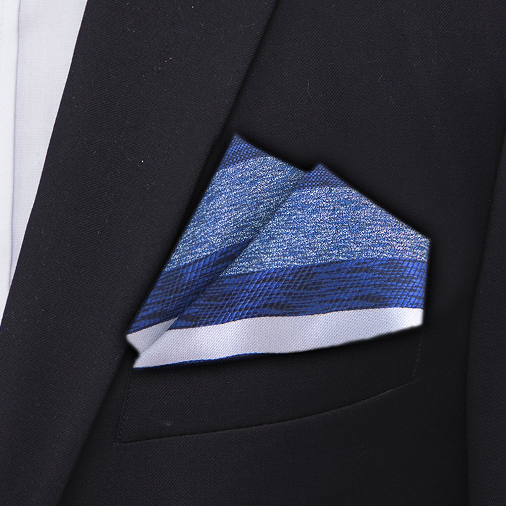 Custom men's high quality handmade 100% pure organic polyester square pocket handkerchief spot wholesale