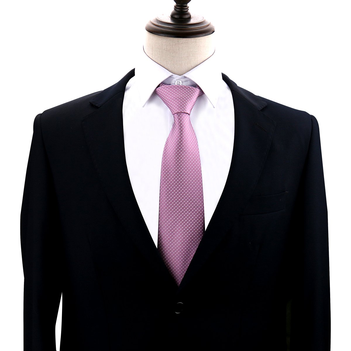High Quality Wholesale Cheap Silk Tie Width 8cm Pink Man Ties For Wedding