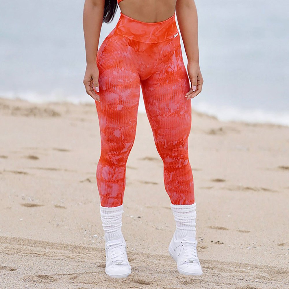 Tie Dye Yoga Set Summer High Waist Stretch Gym Shorts Leggings Padded Yoga Bra Workout Suits Sports Wear 2 Pieces Set