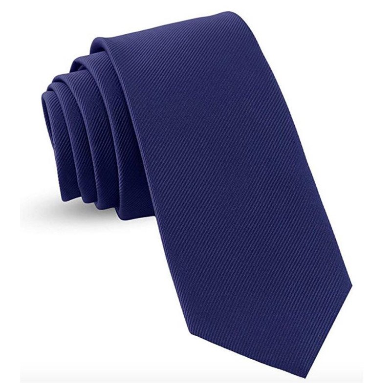 Handmade Custom Pattern Men's Polyester Neck Ties Solid Purple Blue Pink Black White-100% Polyester