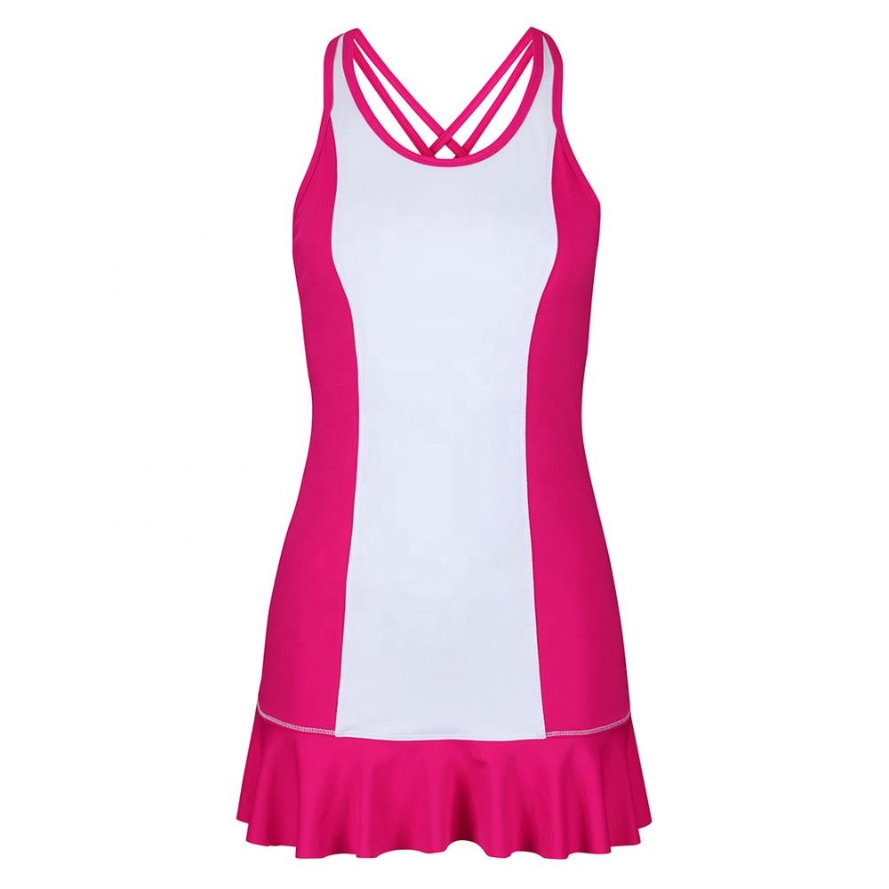 Ladies Tennis Clothing Uniform Hot Sale Custom Women Tennis Skirt Wholesale Price Breathable Sublimated Short Tennis Uniform