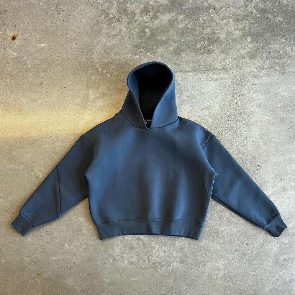 custom high quality cotton 320gsm heavyweight hoodies wholesale blank custom fleece pullover oversized men's hoodies