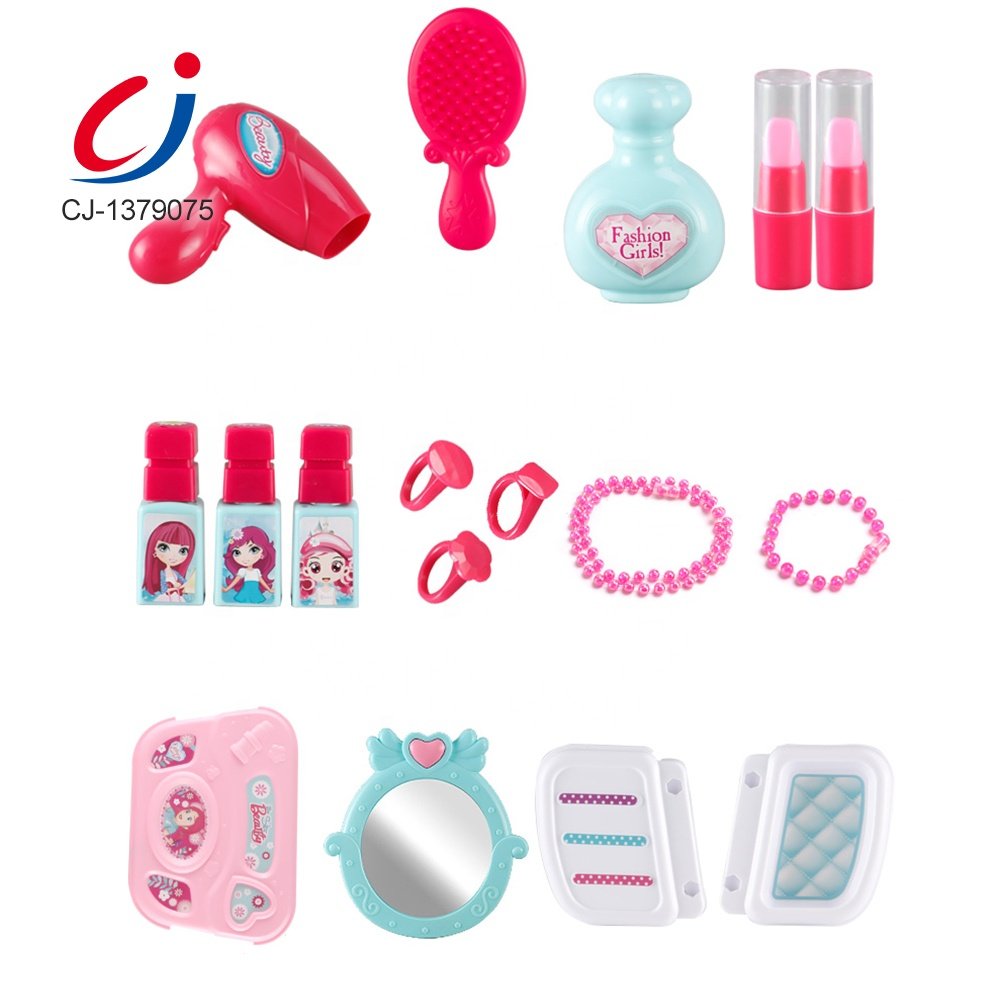 2 in 1 Bag Design Cosmetic Pretend Play Set Make Up Kit Girls Toys, Wholesale Toy From China Plastic Cosmetic Toy Bag