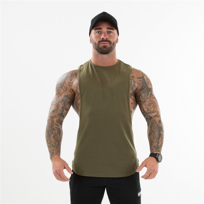Quick Dry Blank Gym Apparel Workout Custom Men Tank Top