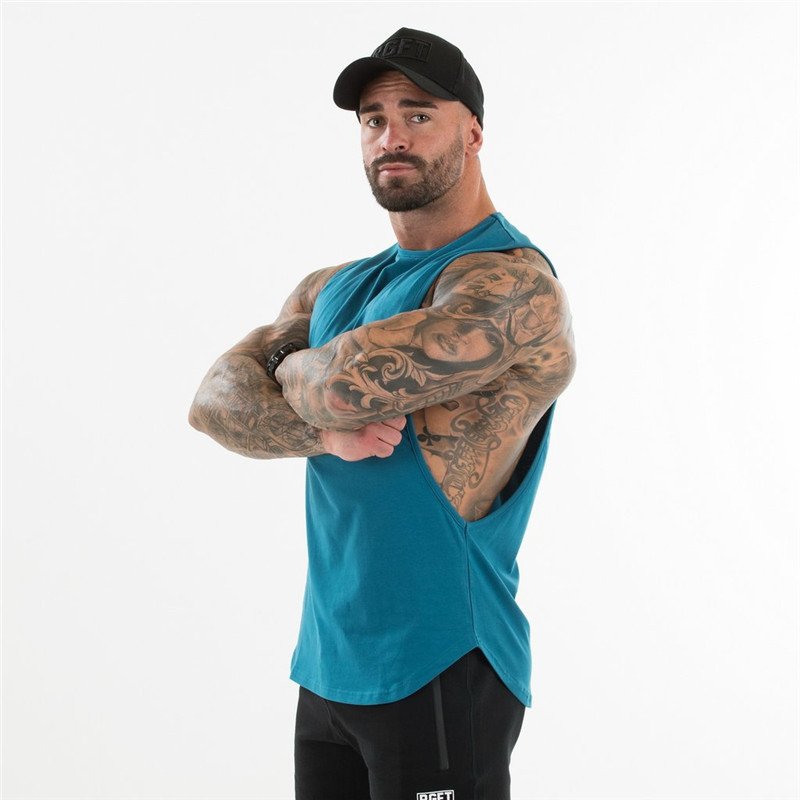 Quick Dry Blank Gym Apparel Workout Custom Men Tank Top