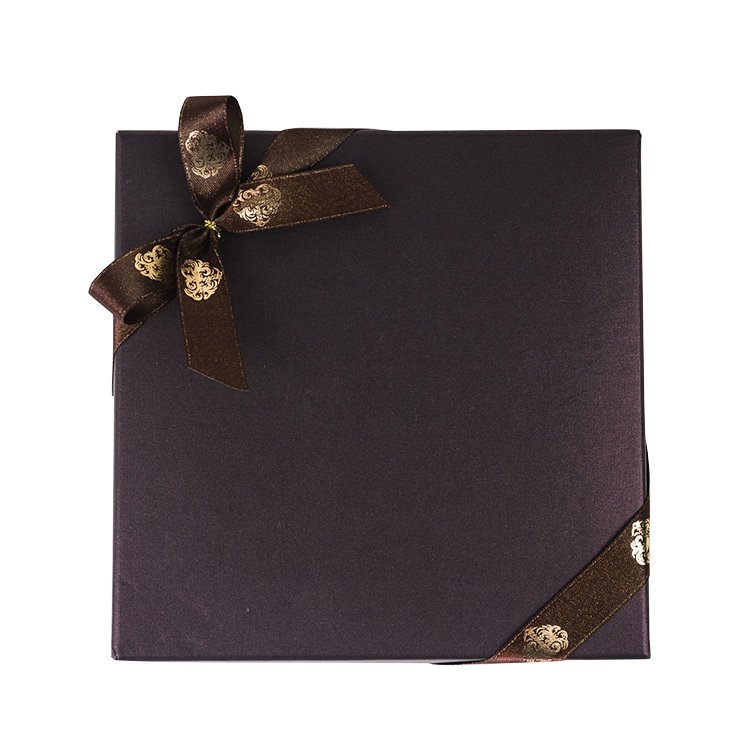 Wholesale custom printed satin gift packaging ribbon bow tied pre tied elastic bow ribbon packaging
