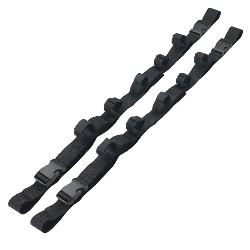 JETSHARK custom printed adjustable car fishing belt accessories Storage nylon fishing rod tie strap