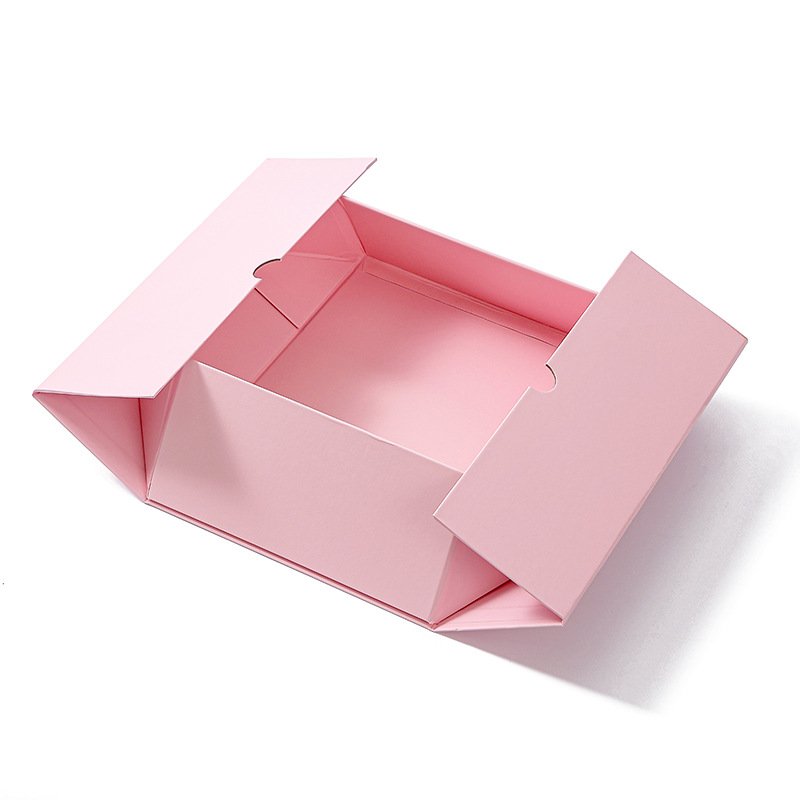 Wholesale Foldable Gift Box Lid and Top Cover Fresh Color Cardboard Gift Packaging Box with Bow