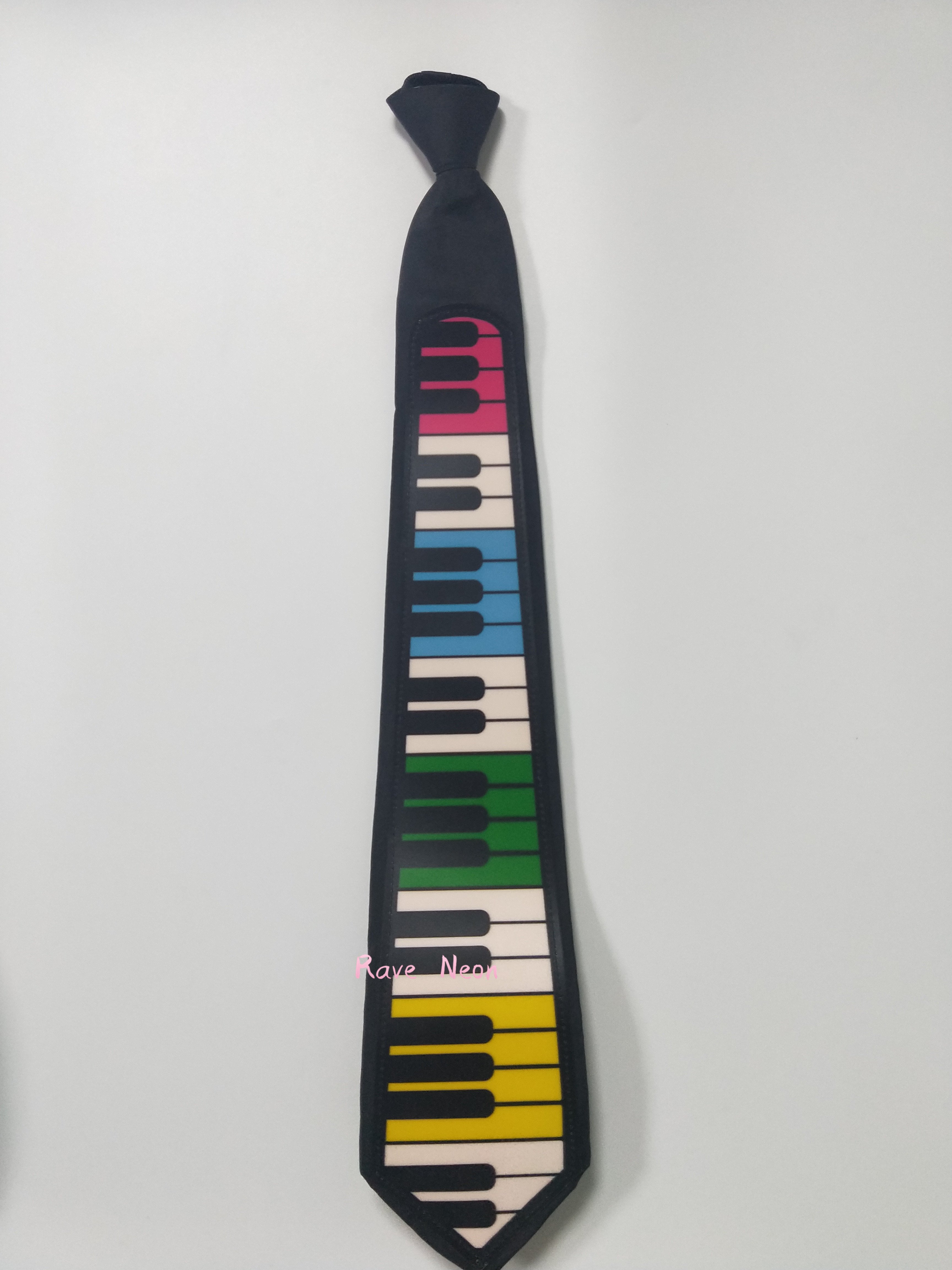 Raveneon Hot Selling Sound Activated Custom Design Led Light Up Tie