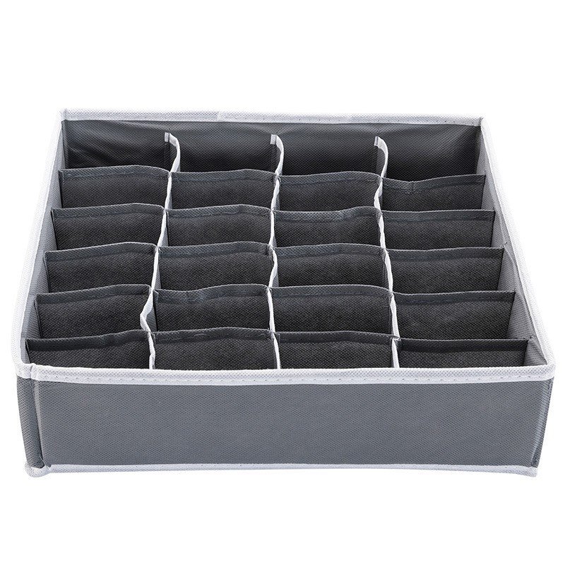Cloth Storage Box Closet Dresser Drawer Organizer Underwear Ties Grid Storage Box
